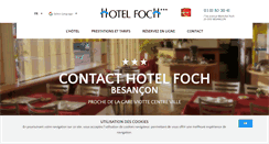 Desktop Screenshot of hotel-foch-besancon.com